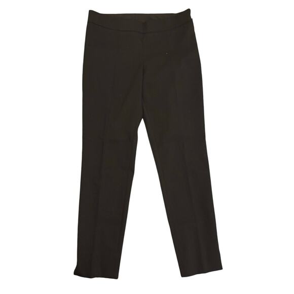 Tory Burch Black Side Zip Ankle Pants 2 - Picture 2 of 7